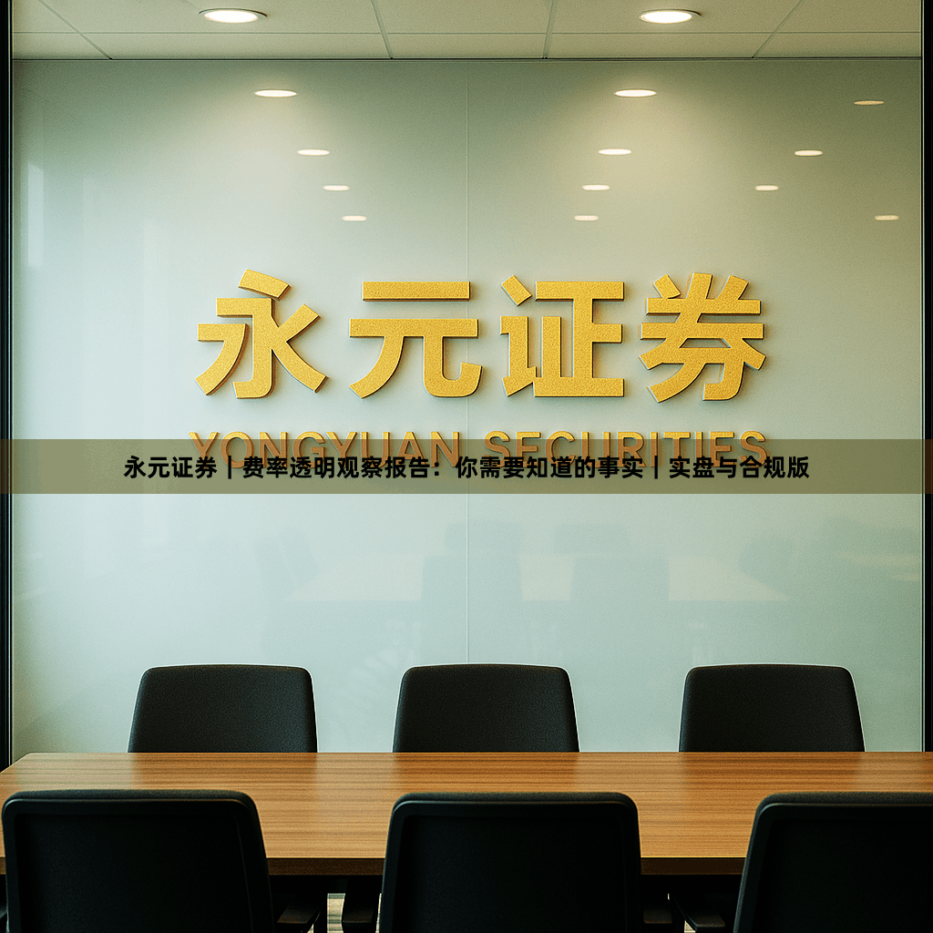 永元证券｜费率透明观察报告：你需要知道的事实｜实盘与合规版
