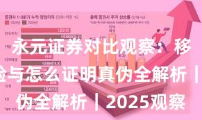 永元证券对比观察：移动端体验与怎么证明真伪全解析｜2025观察